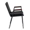 Emma and Oliver Heavy Duty Reception/Guest Stack Chair with Arms